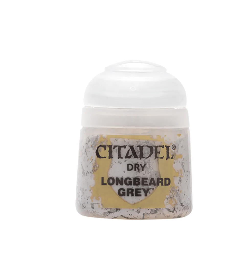 Warhammer Colour 12ml Dry Longbeard Grey Acrylic Paint