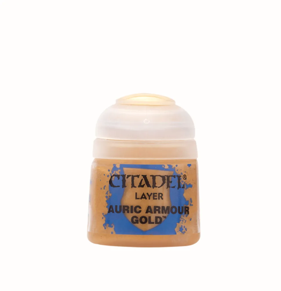 Warhammer Colour 12ml Layer Auric Armour Gold Acrylic Paint