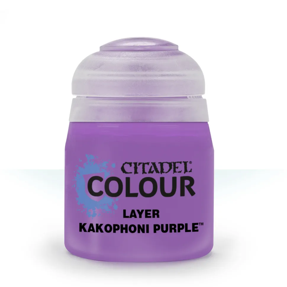 Warhammer Colour 12ml Layer Kakophoni Purple Acrylic Paint