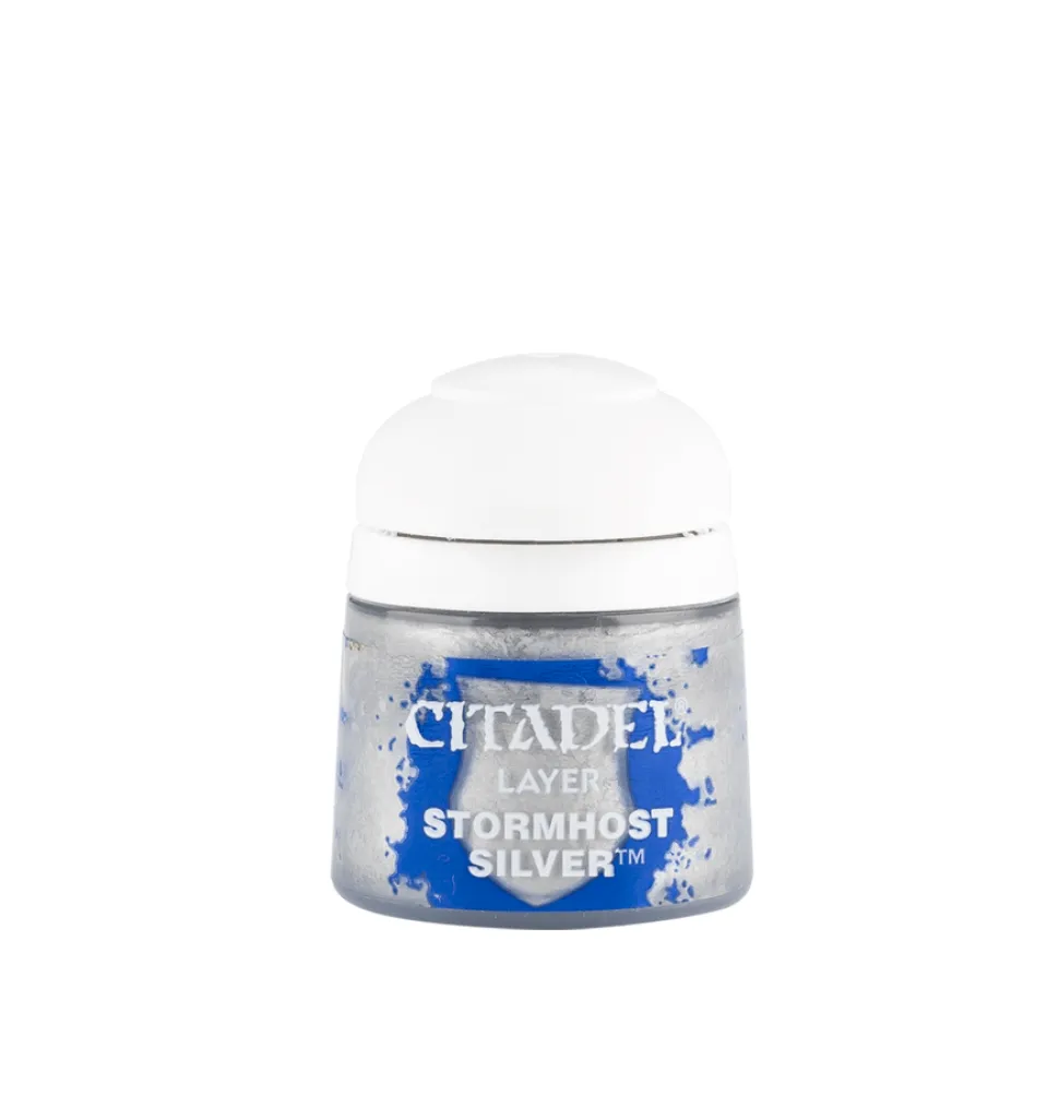 Warhammer Colour 12ml Layer Stormhost Silver Acrylic Paint