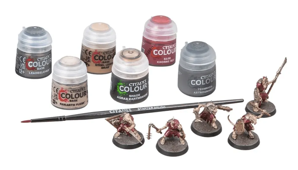 Warhammer Colour Paints Set - Skaven Clanrats